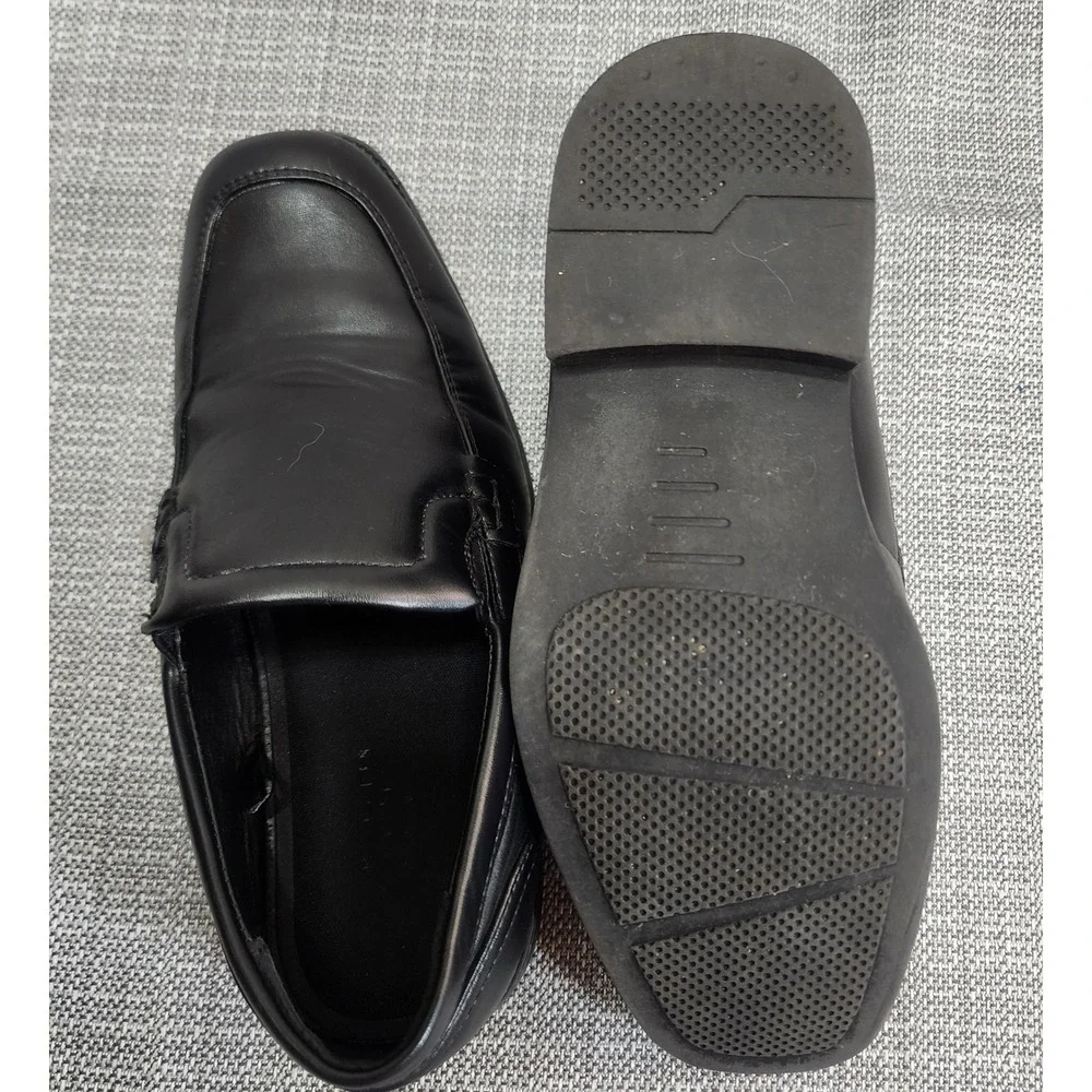 Sammy Slip Loafers Kids Size 2 Black Dress Shoes Formal Wedding